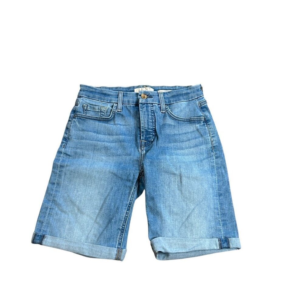 Jen7 by 7 For All Mankind 7FAM Bermuda Jean Shorts Size 2